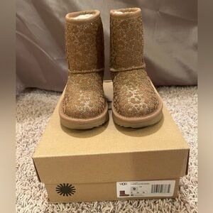 Toddler Girls Leopard UGG Boots - Size 9T